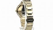 Pulsar Women's PM2132 Gold-Tone Watch with Link Bracelet