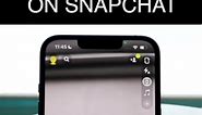 How To Half Swipe On Snapchat | how to half swipe snaps on androids