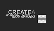 How to Create a Horizontal Line Pattern in Photoshop