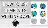 How To Use Templates For Sublimation Car Coasters with Inkscape