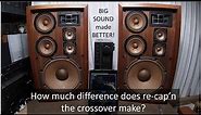 How much improvement? Vintage Speaker Capacitor Upgrade & Replacement - Pioneer CS-88a
