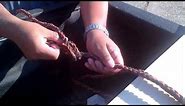 EASY! Tie Down Rope Knots