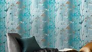 Wildflower Teal Wallpaper | Blue Wallpaper | Graham & Brown