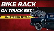 Can you INSTALL a Bike Rack while leaving your tonneau cover on your truck?.