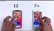 iPhone 12 vs iPhone 7 Plus Speed Test