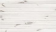 Kate 10x10ft White Wood Backdrops for Photography Retro Rustic Wooden Shiplap Photo Background Photoshoot Studio Props