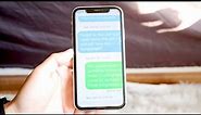 How To FIX iPhone Messages Going From Blue To Green!