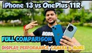 Apple iPhone 13 Vs OnePlus 11R Full Comparison | Which One is Best | Design,Performance,Gaming