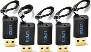 USB to Audio Jack,USB to 3.5mm Jack Audio Adapter,3.5mm to USB,USB Sound Card,USB to Headphone Jack Adapter with 3.5mm Aux Stereo Converter for PS4/PS5/PC/Laptop,with Built-in Chip.Plug and Play(5PCS)