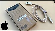 AmazonBasics Nylon Braided USB to Lightning Connector Cable for iPhone 12 Series