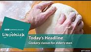 Cookery classes for elderly men - Lingohack