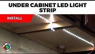 Installing Under Cabinet LED Light Strips