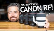The BEST Lenses for Canon's RF Mount!