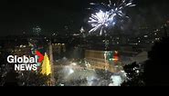 New Year’s 2024: Italy fireworks display lights up skies above Rome