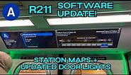 NYC Subway: New software update on the R211! Maps and updated door lights (11/10/23)