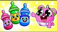 The Bottle Milk 🍼 for Little Babies+Funny Kids Cartoons About Baby Bottles