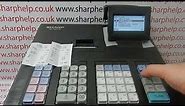 How To Program Tax Vat Rates On The Sharp XE-A207 / XE-A207B / XE-A207W Cash Register