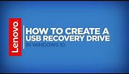How To - Create a USB Recovery Drive in Windows 10