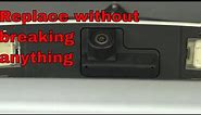 How To replace Rear Back-up Camera WITH OUT Breaking anything, Ford Edge, Escape,Mercury