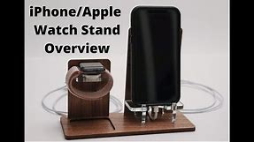 Laser Cut: iPhone/Apple Watch Stand Combo