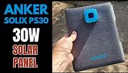 Anker Solix PS30 30W Solar Panel Review
