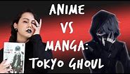 Differences between Tokyo Ghoul // Manga Vs Anime