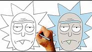 How to Draw Rick from Rick and Morty Step by Step