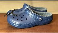 Crocs Men's and Women's Classic Lined Clog | Fuzzy Slippers Review