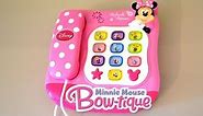 Minnie Mouse Talking Phone Disney Junior Minnie Mouse Bowtique Preschool learning Toys