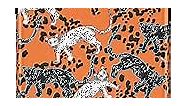 RICHMOND & FINCH Phone Case Compatible with iPhone 11 Pro, Orange Leopard Design, 6.1 Inches, Shockproof, Fully Protective Phone Cover