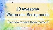 50  Beautiful Watercolor Backgrounds Painting Ideas (  FREE Painting Templates!) - Artsydee - Drawing, Painting, Craft & Creativity