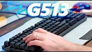 NEW Romer-G? Logitech G513 RGB Gaming Keyboard Review!