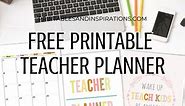 2024 2025 Teacher Planner Free Printable - Printables and Inspirations