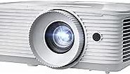 Optoma EH412 1080P HDR DLP Professional Projector | Super Bright 4500 Lumens | Business Presentations, Classrooms, and Meeting Rooms | 15000 Hour Lamp Life | 4K HDR Input | Speaker Built in , White