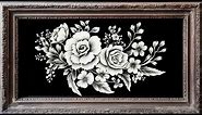 Black Flower! Wallpaper TV ART | Framed TV ART