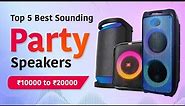 Top 5 Best Budget Karaoke Speakers in India ⚡ 2024 // Best Party Speakers Under ₹10000 to ₹20000 Rs