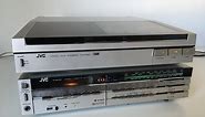 JVC R E600L Stereo Cassette Receiver and Platine disque JVC L E600 Fully Automatic Turntable Linear