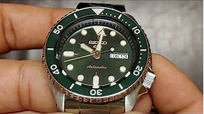 Seiko Analog Green Dial Watch -SRPD63K1⌚️ unboxing in INDIA🇮🇳