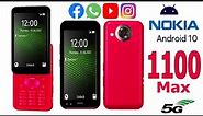 Nokia 1100 Max 5G 2024 First Look Dual SIM Phone Full Review