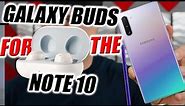 BEST Wireless earbuds for the Samsung Galaxy NOTE 10 Plus | Galaxy Buds!