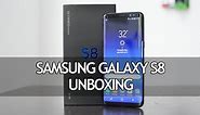 Samsung Galaxy S8 (Midnight Black) Indian Retail Unit Unboxing and Hands on