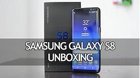 Samsung Galaxy S8 (Midnight Black) Indian Retail Unit Unboxing and Hands on