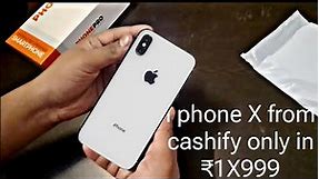 Refurbished IPHONE X From Cashify only in ₹1X999 scam or not 🚫#viral #appleiphone