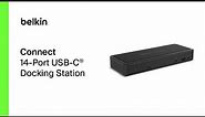 Belkin Connect 14-Port USB-C Docking Station, 65W (Chromebook Certified)