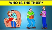 WHO IS THE THIEF 9 RIDDLES ON CRIME AND EMOJI GAMES