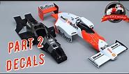 Mclaren MP4/2C Formula 1 Model Kit 1/20 Nunu Platz Part 2 Alain Prost