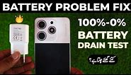 Tecno spark 10 pro battery drain test - battery timing problem fix