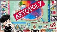 How To Make Artopoly the Art Monopoly Board Game At Home