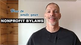How to Write your Nonprofit Bylaws