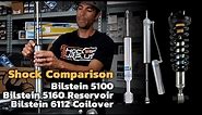 Bilstein Shock Options for your Light Truck or Jeep: 5100, 5160, 6112